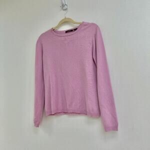 Heather B Light Pink Cashmere Sweater